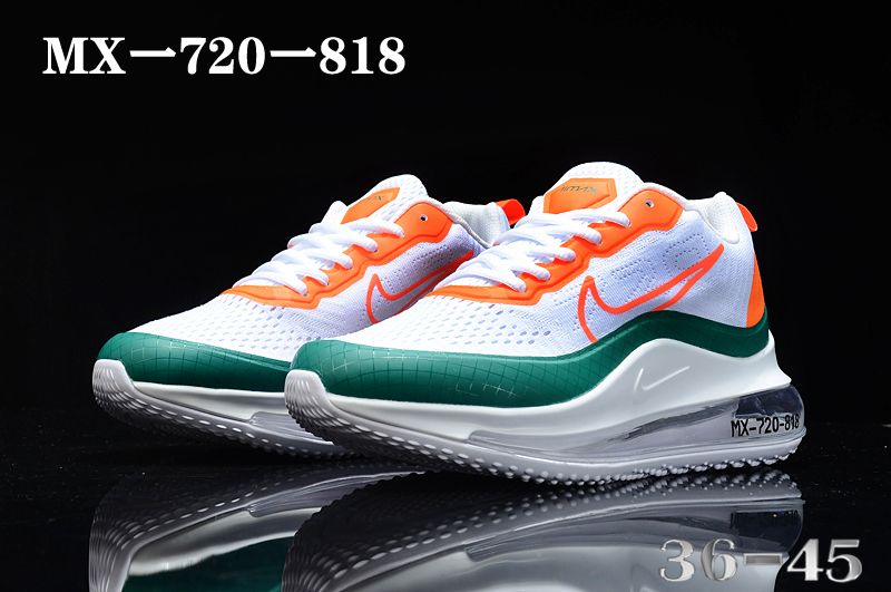 2020 Nike Air Max 720-818 White Orange Green For Women